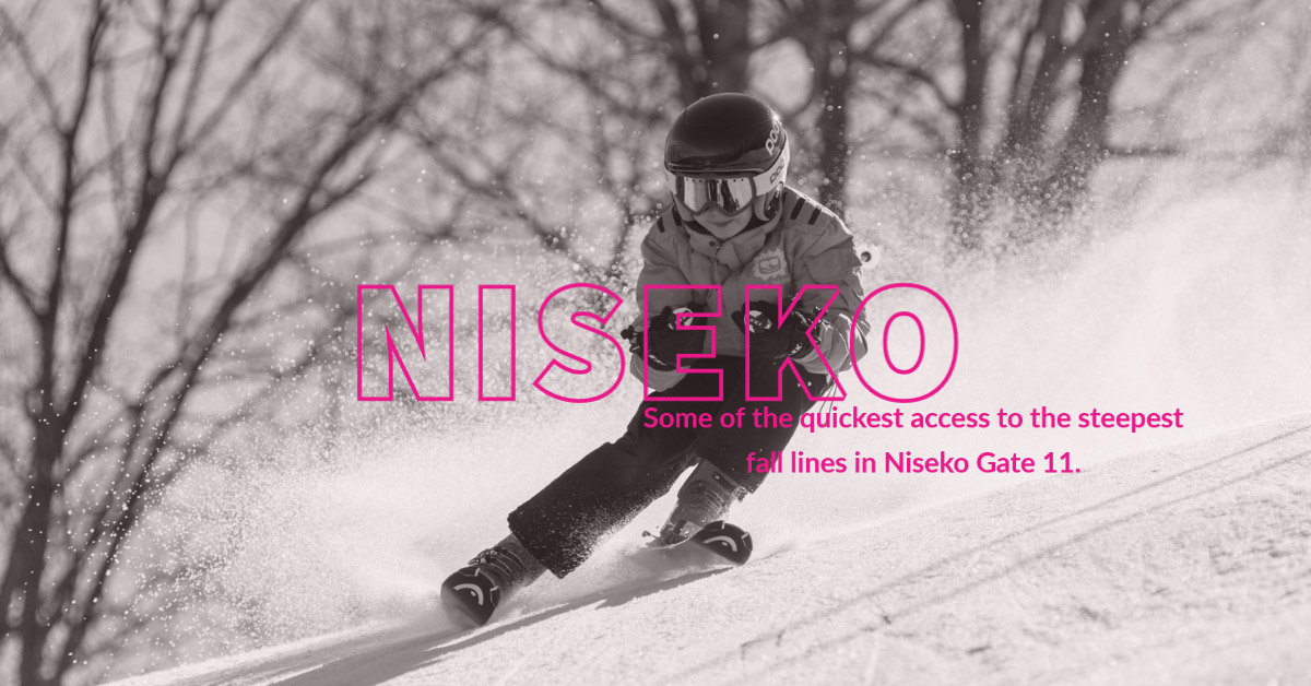 Quick Access Steep Fall Lines Niseko